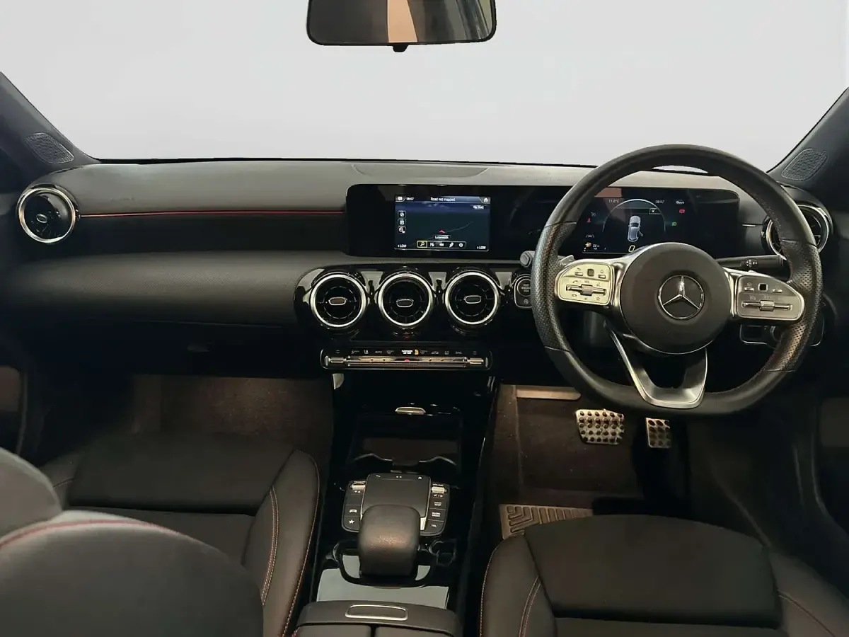 Used Mercedes A220 AMG line 190 HP (139 kW) 2021 Black Hatchback