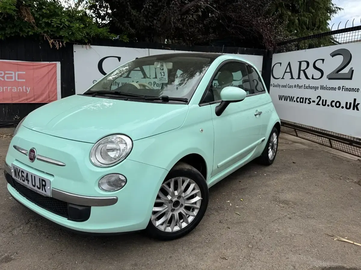 Used Fiat 500 Lounge 69 HP (50 kW) 2014 Green Hatchback
