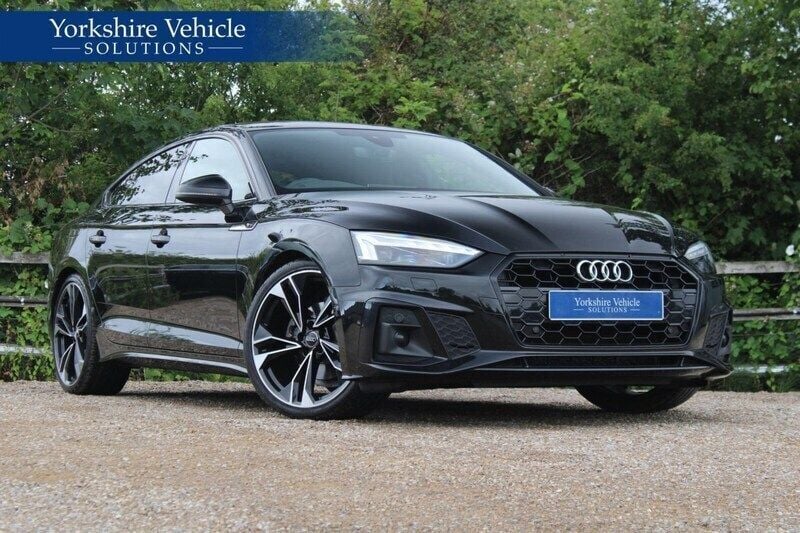 Black Used 2021 Audi A5 Sportback Design Hatchback | £25,489 (Fair price) - Image 1/4