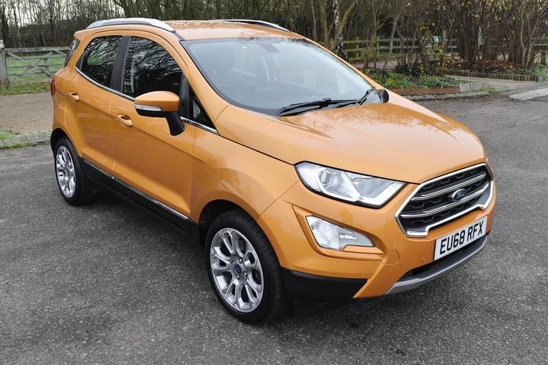 Used Ford Ecosport Titanium 125 HP (91 kW) 2019 Yellow SUV