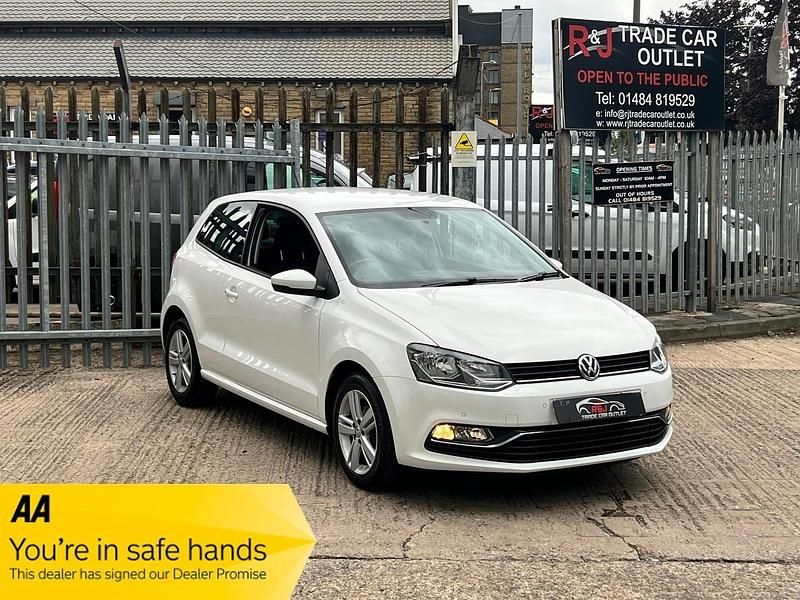 White Used 2017 VW Polo Match Hatchback | £8,290 (Good price) - Image 1/3
