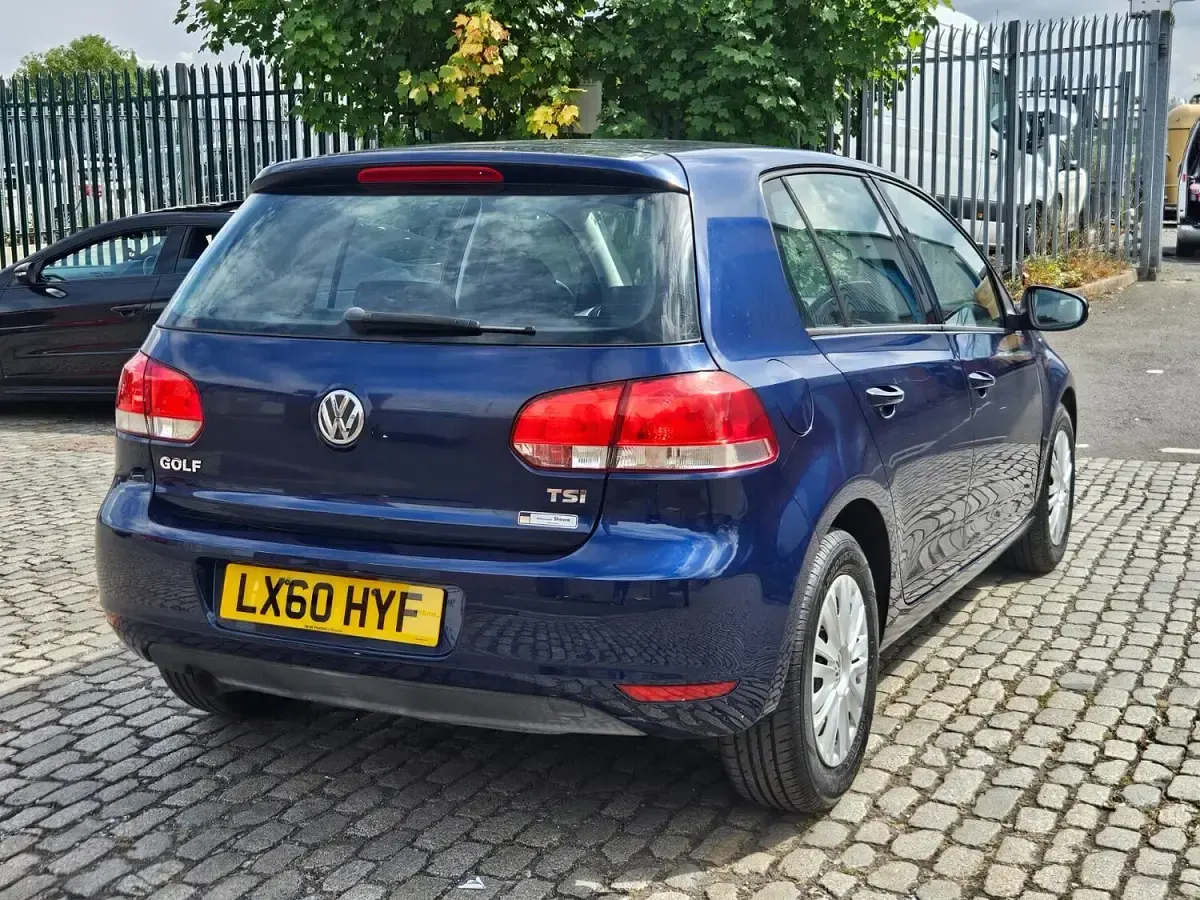 Used VW Golf VI 105 HP (77 kW) 2011 Blue Hatchback