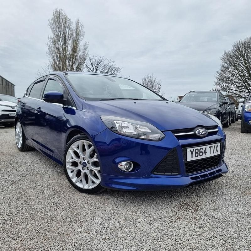Used Ford Focus Zetec 2014 Blue Hatchback