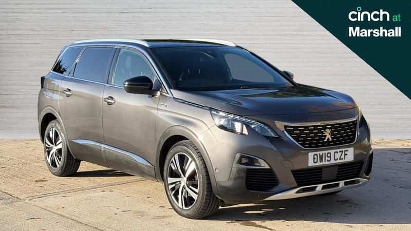 Grey Used 2019 Peugeot 5008 GT-line SUV | £15,398 (Fair price) - Image 1/4