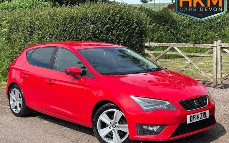Red Used 2014 Seat Leon FR Hatchback | £5,299 (Fair price) - Image 1/4