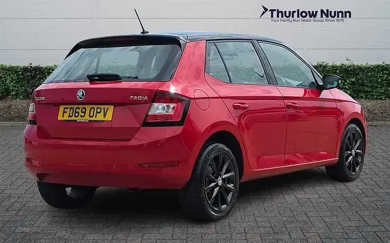 Used Skoda Fabia Colour Edition 95 HP (69 kW) 2020 Red Hatchback