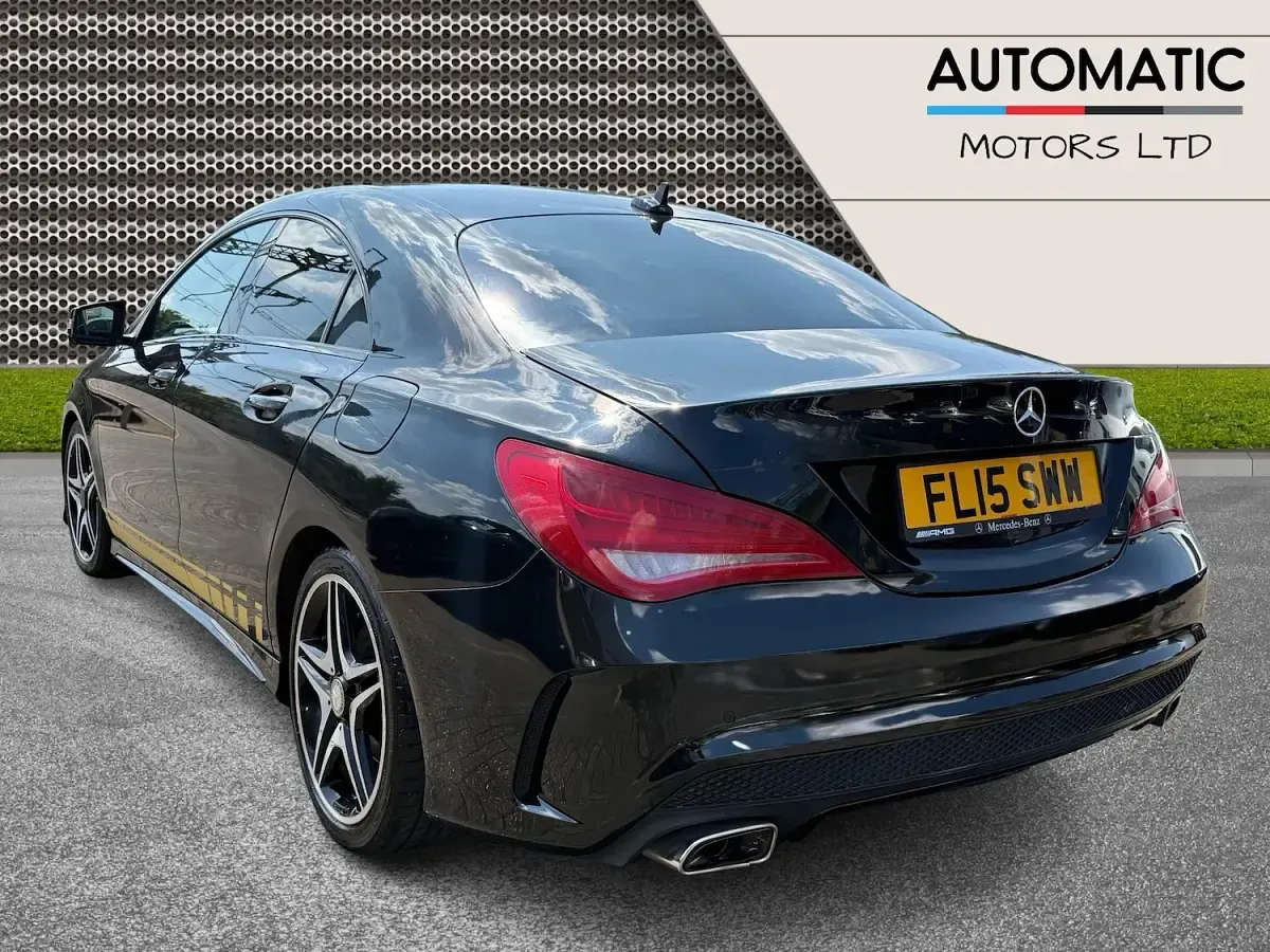 Used Mercedes CLA180 AMG 122 HP (89 kW) 2015 Black Coupe