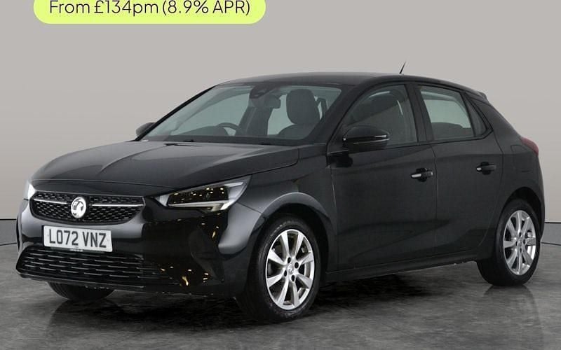 Used Vauxhall Corsa Design Edition 75 HP (55 kW) 2022 Black Hatchback