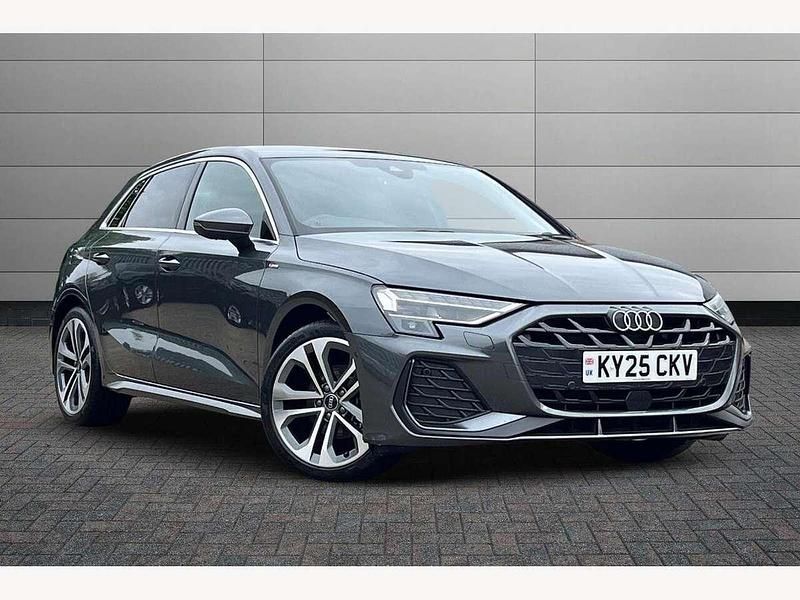 Daytona grey Used 2025 Audi A3 S-Line Hatchback | £29,995 (Expensive) - Image 1/4