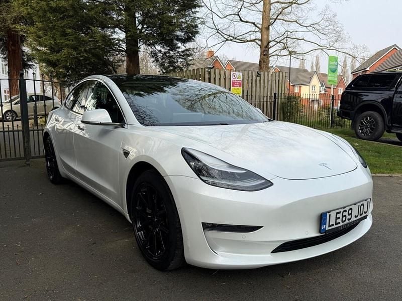 Used Tesla Model 3 Long Range AWD 77 kW (106 HP) 2020 White Sedan