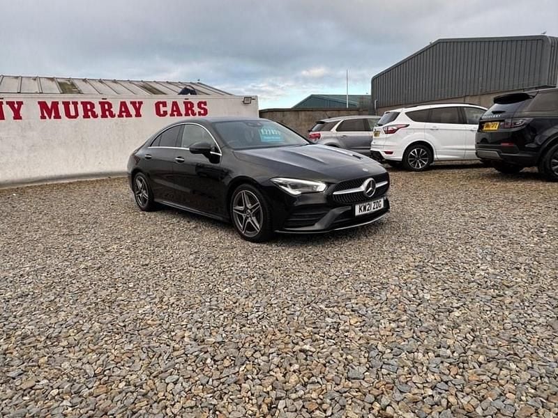 Used Mercedes CLA220 AMG line 190 HP (139 kW) 2021 Black Sedan