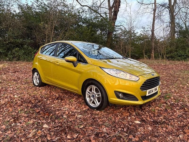 Used Ford Fiesta Zetec 2014 Yellow Hatchback
