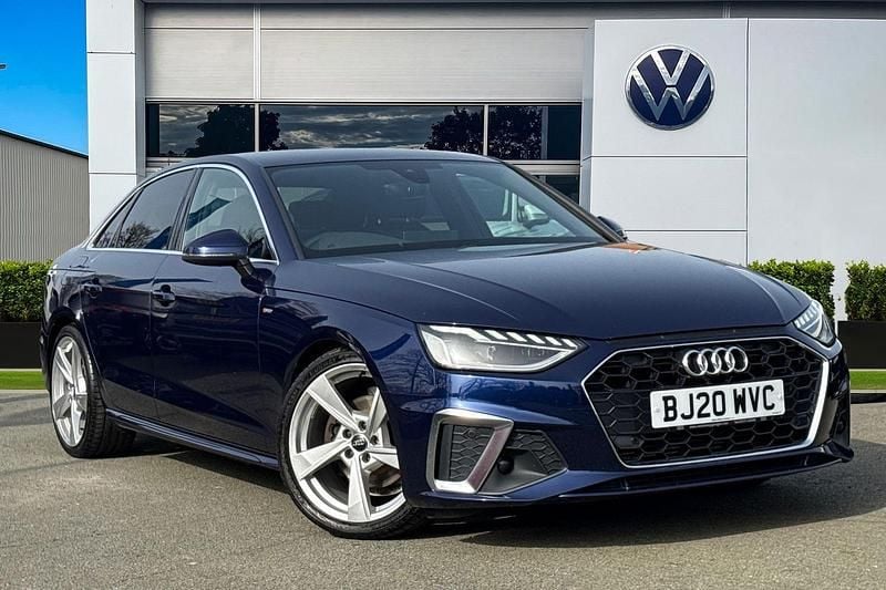 Used Audi A4 S-Line 2020 Blue Sedan