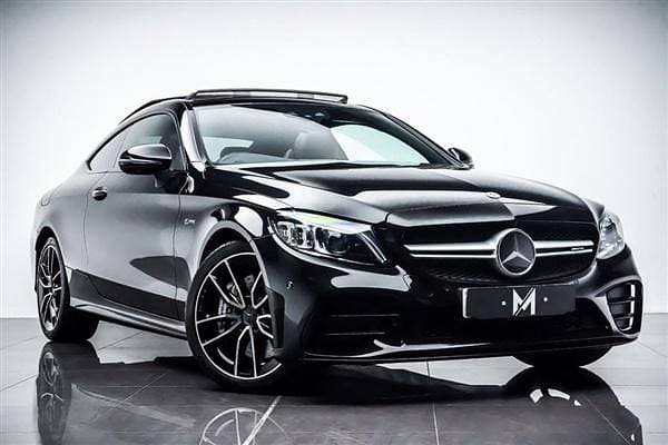 Black Used 2023 Mercedes C43 AMG Premium Plus Coupe | £41,795 (Fair price) - Image 1/4