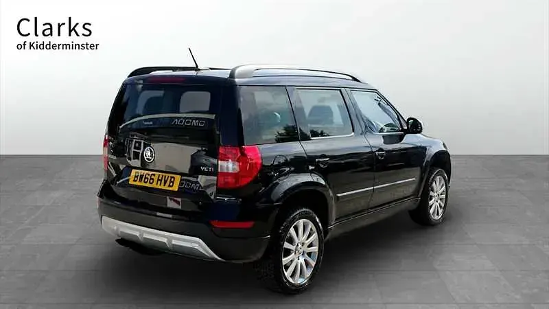 Used Skoda Yeti Business Line 110 HP (80 kW) 2017 Black SUV