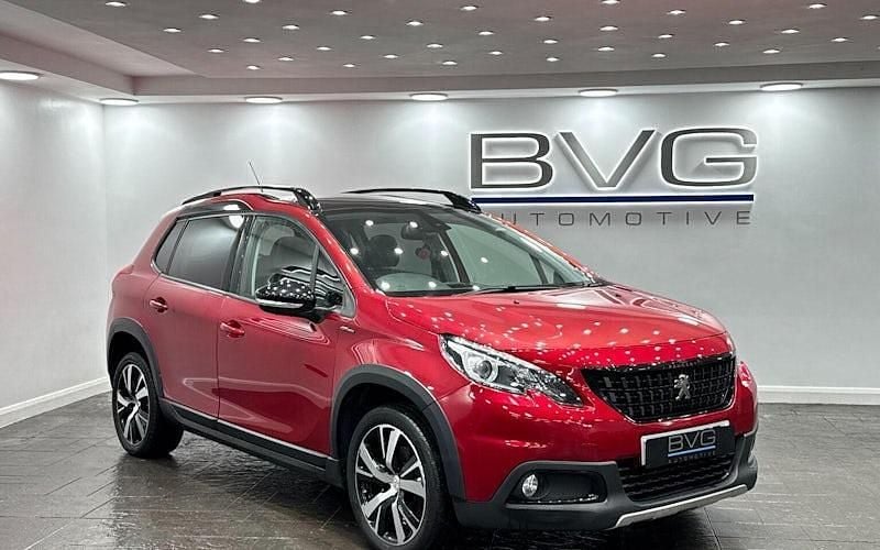 Red Used 2019 Peugeot 2008 GT-line SUV | £9,994 (Good price) - Image 1/2