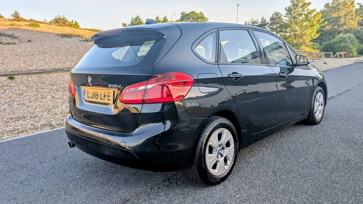 Used BMW 216 116 HP (85 kW) 2018 Black Hatchback