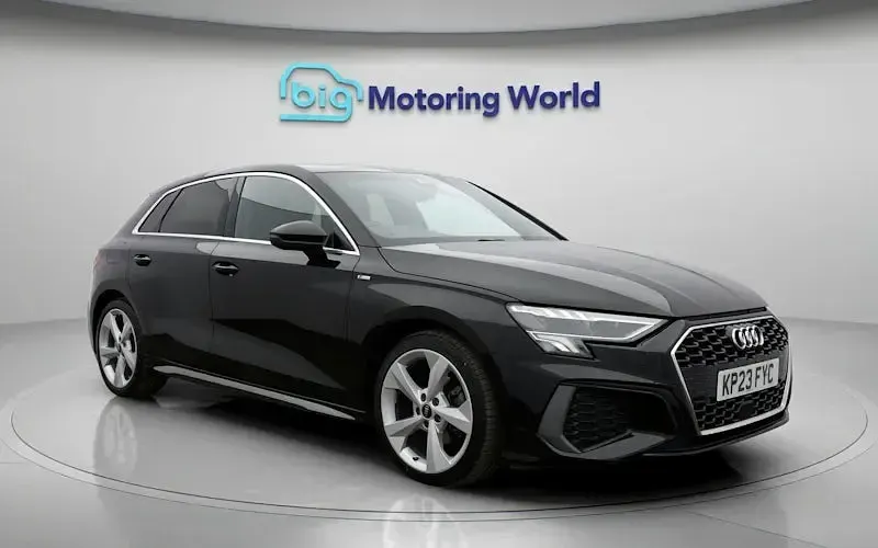 Used Audi A3 Sportback S-Line 150 HP (110 kW) 2023 Black Hatchback