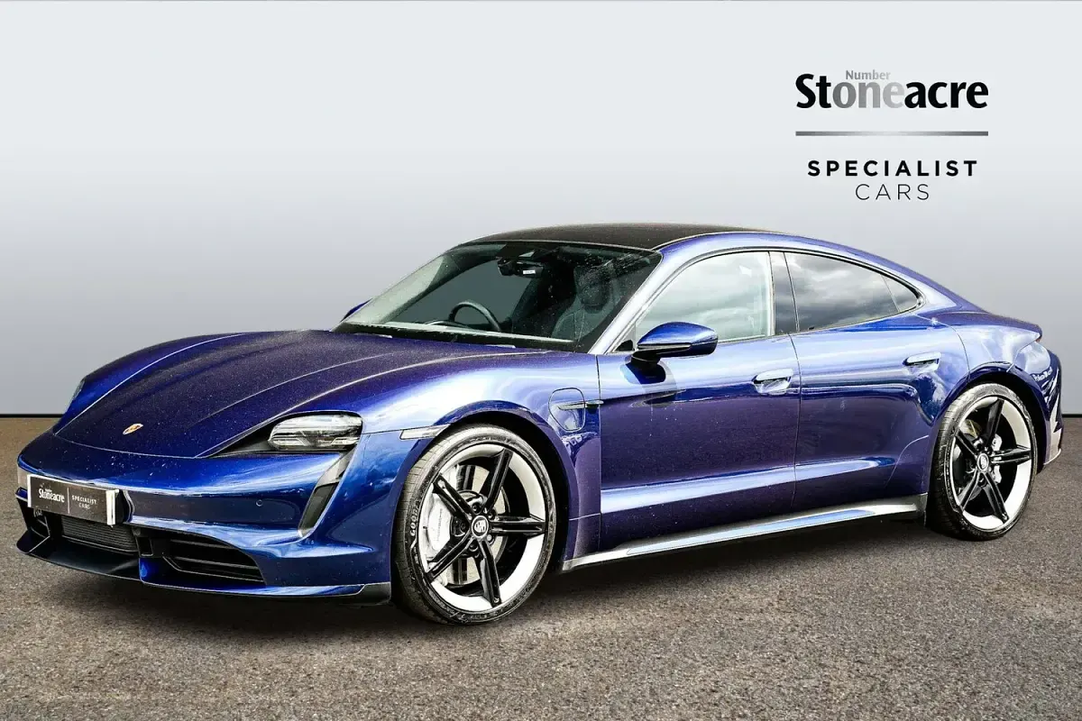 Used Porsche Taycan 500 kW (680 HP) 2020 Blue Sedan