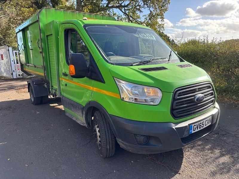 Used Ford Transit 100 HP (73 kW) 2016 Green Cabriolet