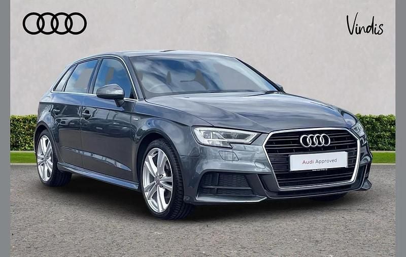 Grey Used 2018 Audi A3 S-Line Hatchback | £13,400 (Good price) - Image 1/4