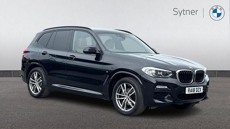 Used BMW X3 M Sport 187 HP (137 kW) 2018 Black SUV