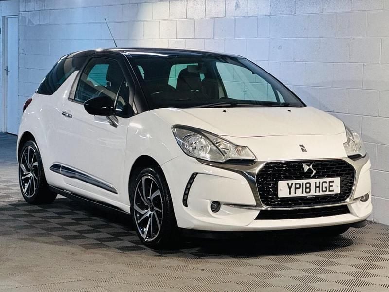 White Used 2018 DS Automobiles DS3 Connected Chic Hatchback | £5,489 (Good price) - Image 1/4