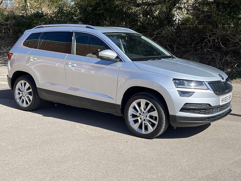 Used Skoda Karoq SE L 116 HP (85 kW) 2019 Silver SUV
