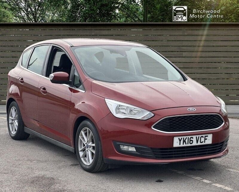 Red Used 2016 Ford C-MAX Zetec MPV | £6,995 (Fair price) - Image 1/4