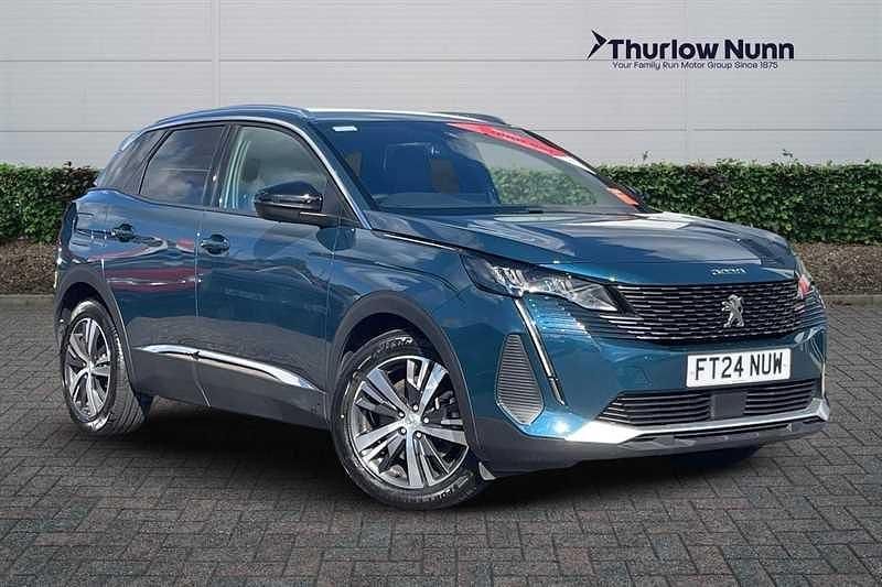 Blue Used 2024 Peugeot 3008 Allure SUV | £19,749 (Fair price) - Image 1/4