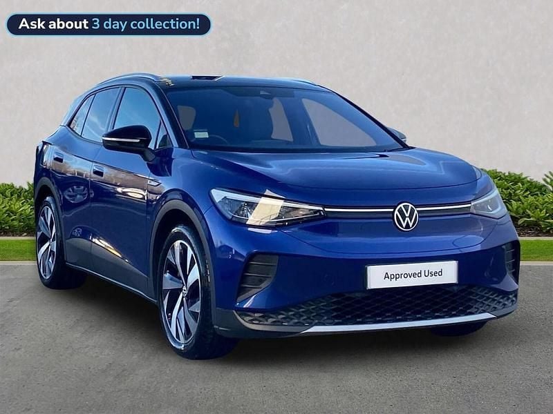 Blue Used 2021 VW ID.4 Pro Performance SUV | £18,189 (Fair price) - Image 1/4