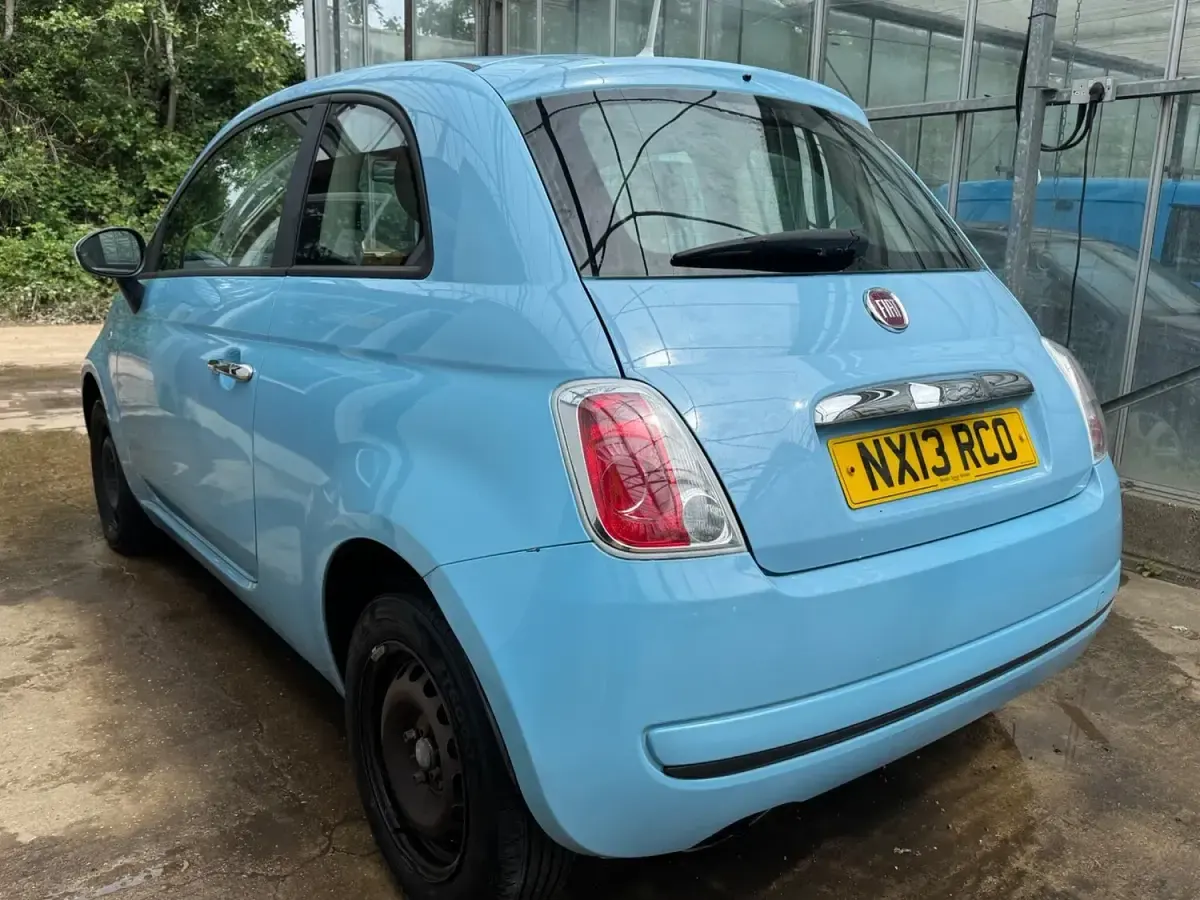 Used Fiat 500 S 69 HP (50 kW) 2013 Blue Hatchback
