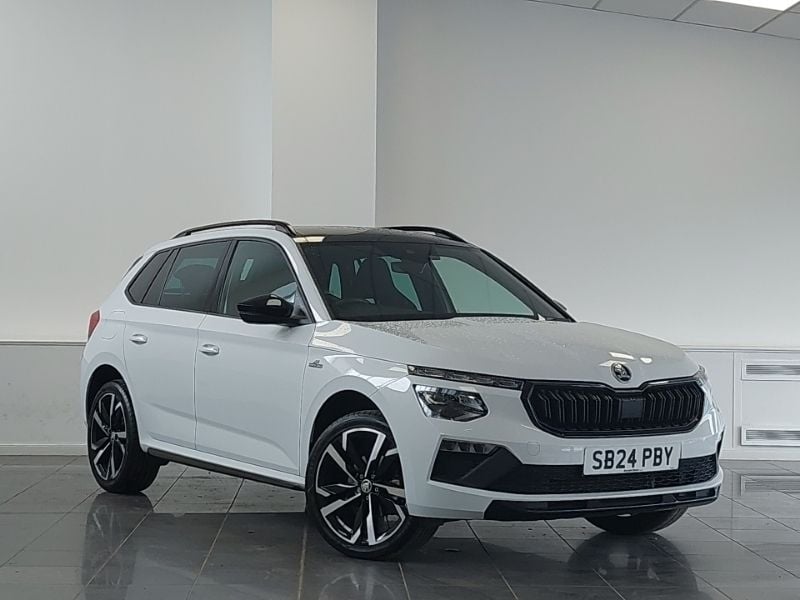 White Used 2024 Skoda Kamiq Monte Carlo SUV | £20,798 (Fair price) - Image 1/4