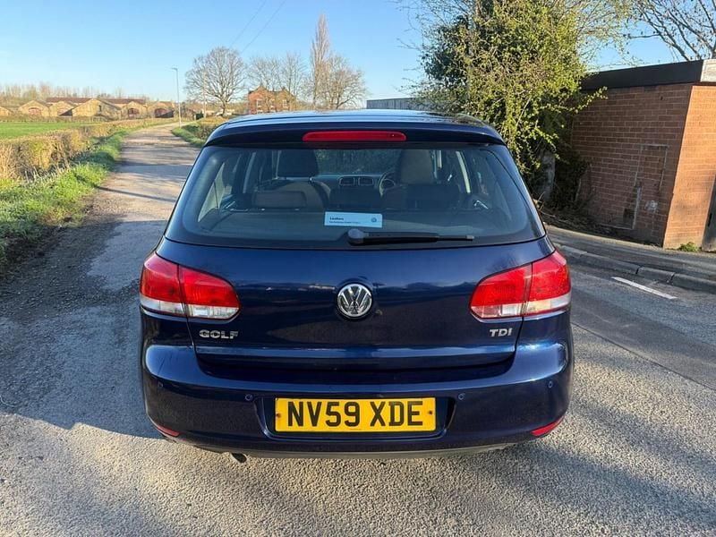 Used VW Golf VI SE 105 HP (77 kW) 2009 Blue Hatchback