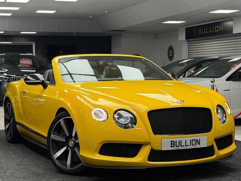 Yellow Used 2014 Bentley Continental GT Convertible Cabriolet | £40,990 (Super price) - Image 1/4