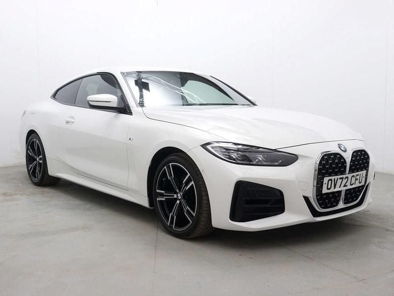 White Used 2022 BMW 420 M Sport Coupe | £24,200 (Good price) - Image 1/1