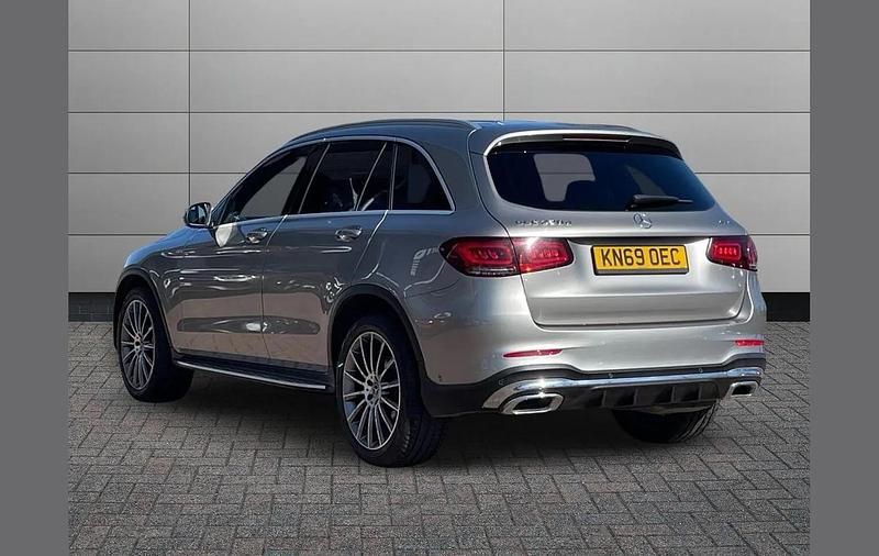 Used Mercedes GLC220 AMG Line Premium 191 HP (140 kW) 2020 Silver SUV