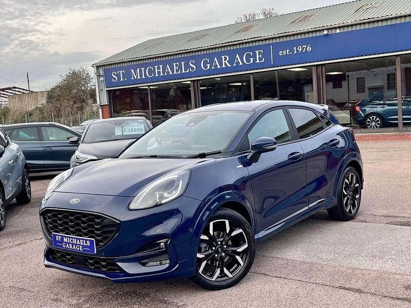 Used Ford Puma ST-Line X 123 HP (90 kW) 2023 Blue Hatchback