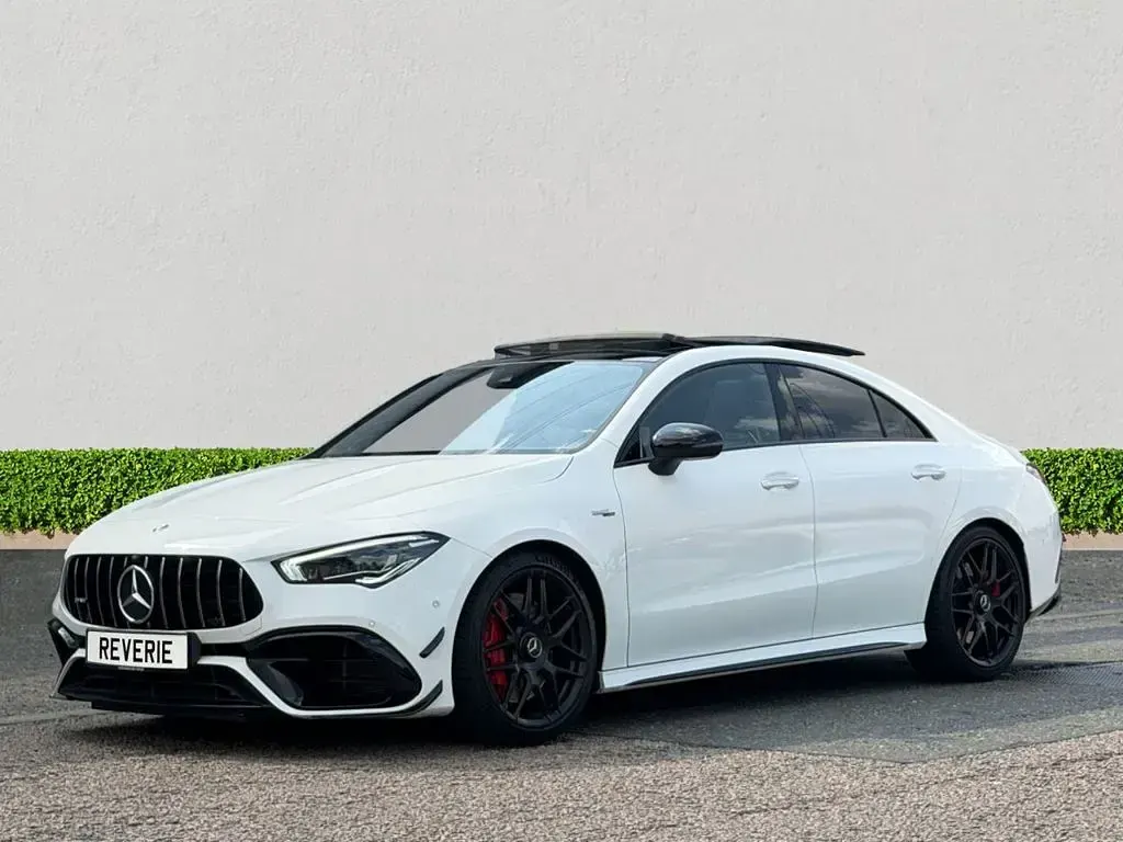 Used Mercedes CLA45 AMG AMG 421 HP (309 kW) 2023 White Coupe