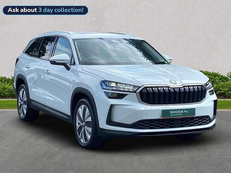 White Used 2024 Skoda Kodiaq SE L SUV | £34,969 (Expensive) - Image 1/4