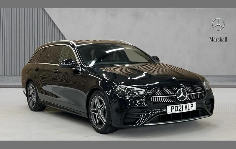 Black Used 2021 Mercedes E220 AMG line Estate | £25,780 (Fair price) - Image 1/4