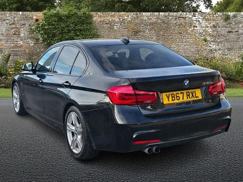 Used BMW 330e M Sport 2017 Black Sedan