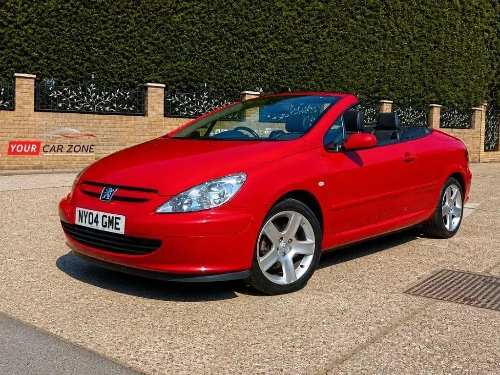 Second-hand Peugeot 307 CC 2004 Roșu Cabrio