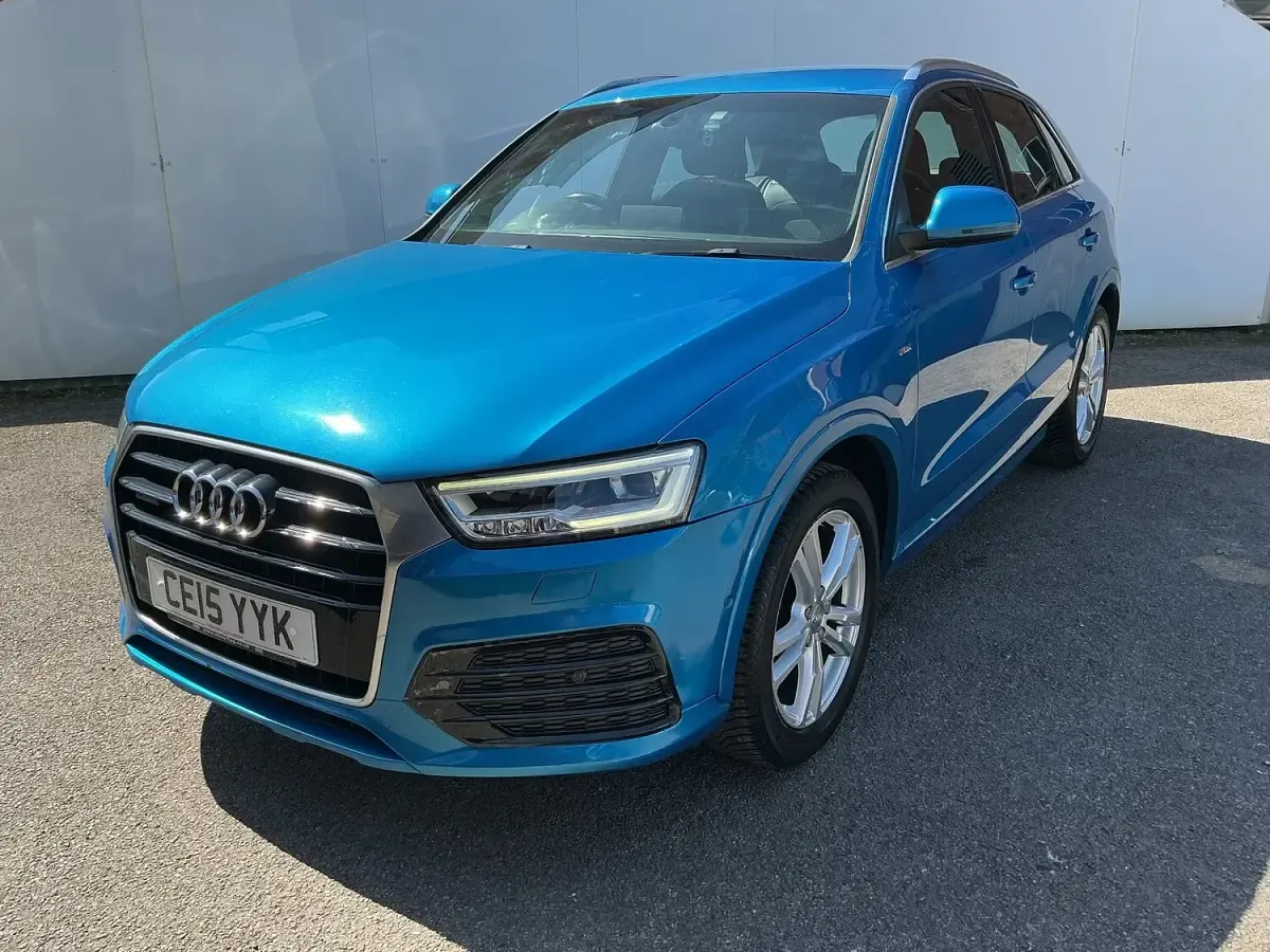 Used Audi Q3 S-Line 184 HP (135 kW) 2015 Blue SUV