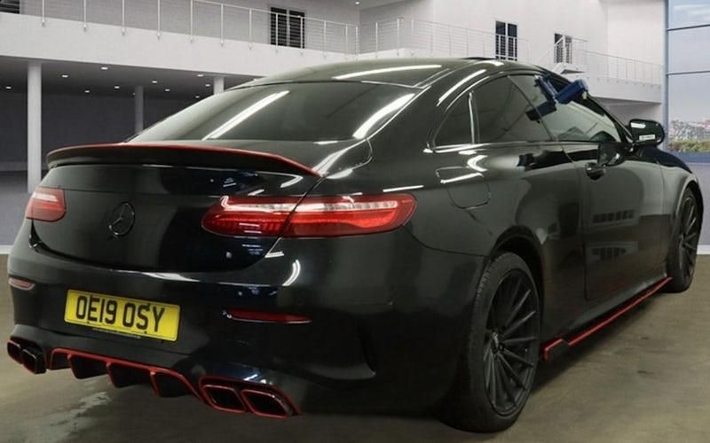 Used Mercedes E220 AMG line 194 HP (142 kW) 2019 Black Coupe