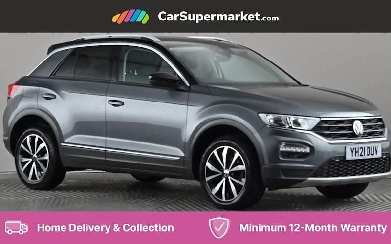 Grey Used 2021 VW T-Roc Design SUV | £14,997 (Fair price) - Image 1/4