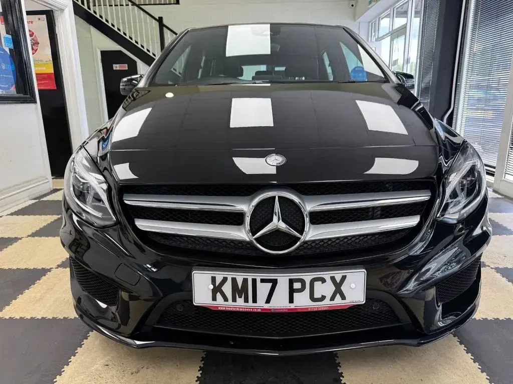 Used Mercedes B200 AMG line 136 HP (100 kW) 2017 Black MPV