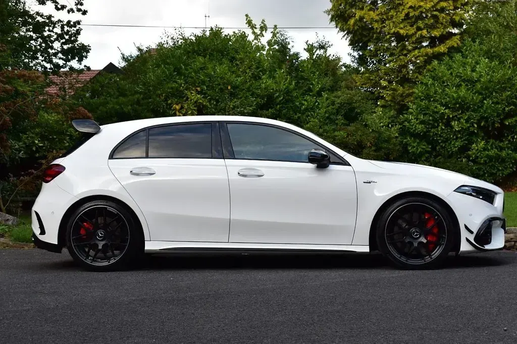 Used Mercedes A45 AMG 2024 White Hatchback