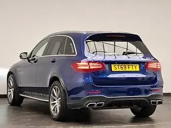 Used Mercedes GLC63 AMG 476 HP (350 kW) 2019 Blue SUV