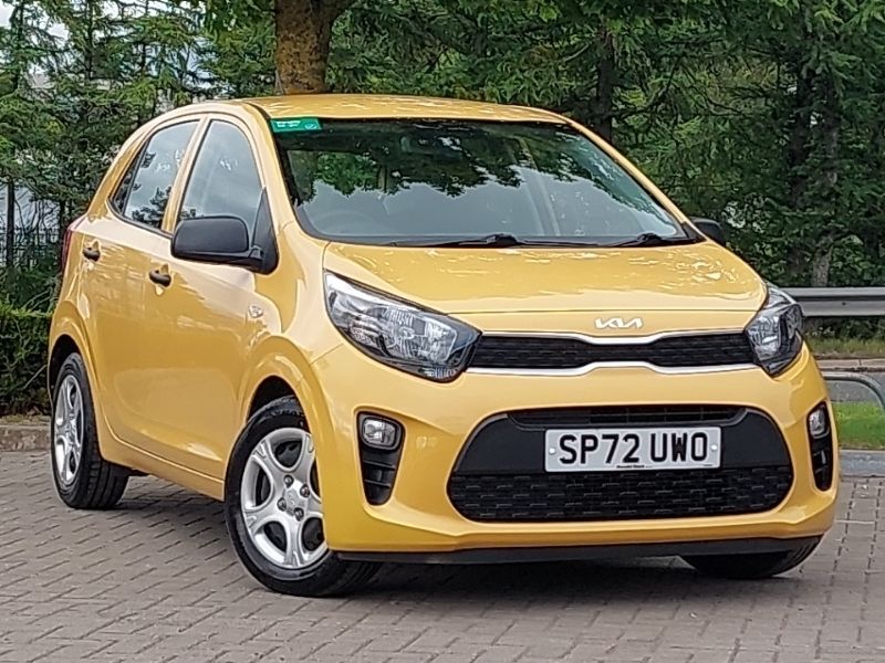Yellow Used 2022 Kia Picanto 4 Hatchback | £9,998 (Good price) - Image 1/4